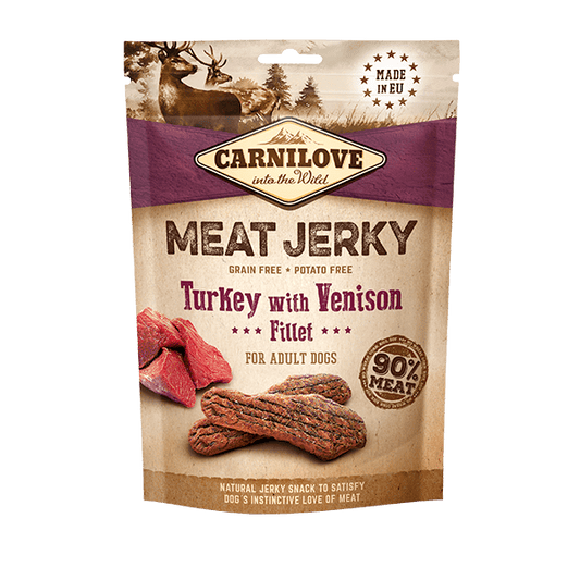 Carnilove Jerky Turkey with Venison 100g