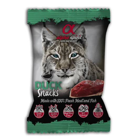 Alpha Spirit Cat Snacks Duck 50g