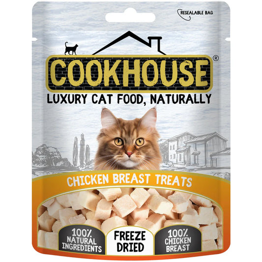 COOKHOUSE Luxury Cat Treats - Freeze Dried Chicken