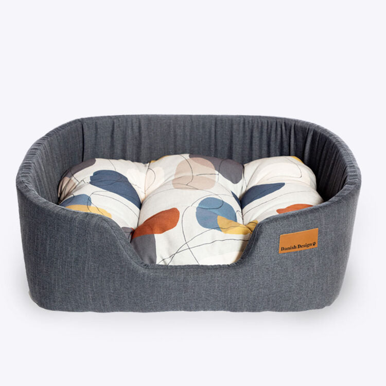 Danish Design Colour Block Lux Slumber Bed Steel