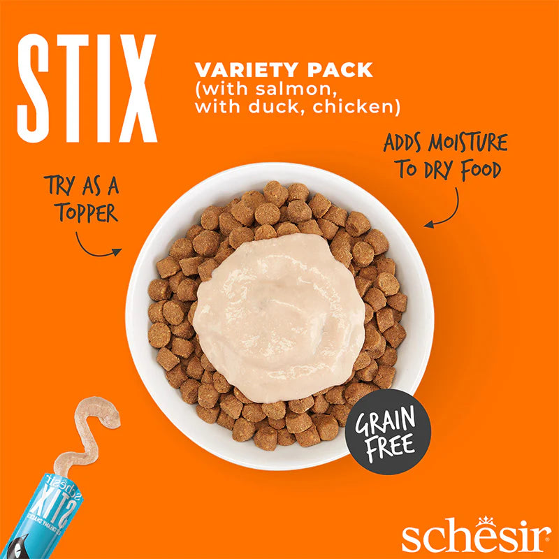 Schesir Stix Adult Cat Variety Pack 6x15g