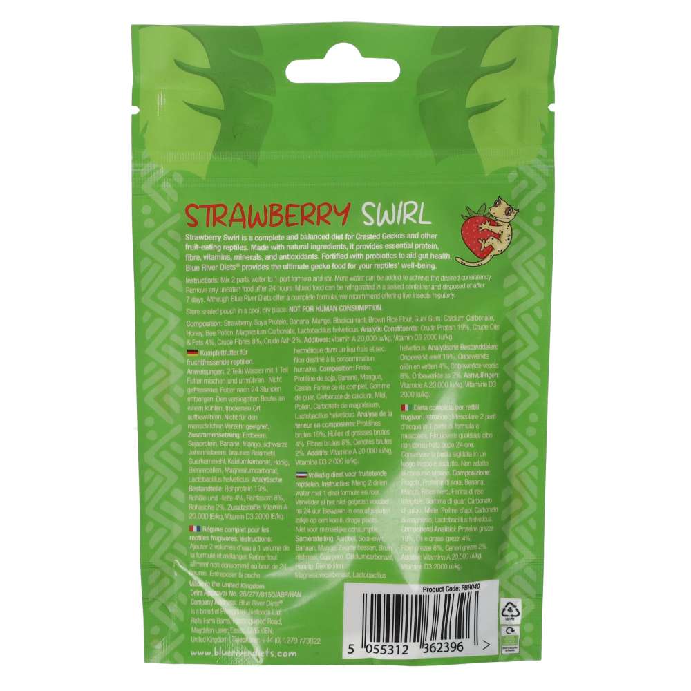 Blue River Strawberry Gecko Diet 60g