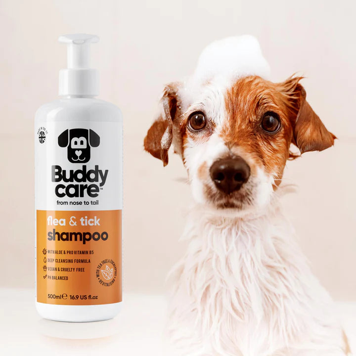 Buddycare Dog Flea & Tick Shampoo 500ml