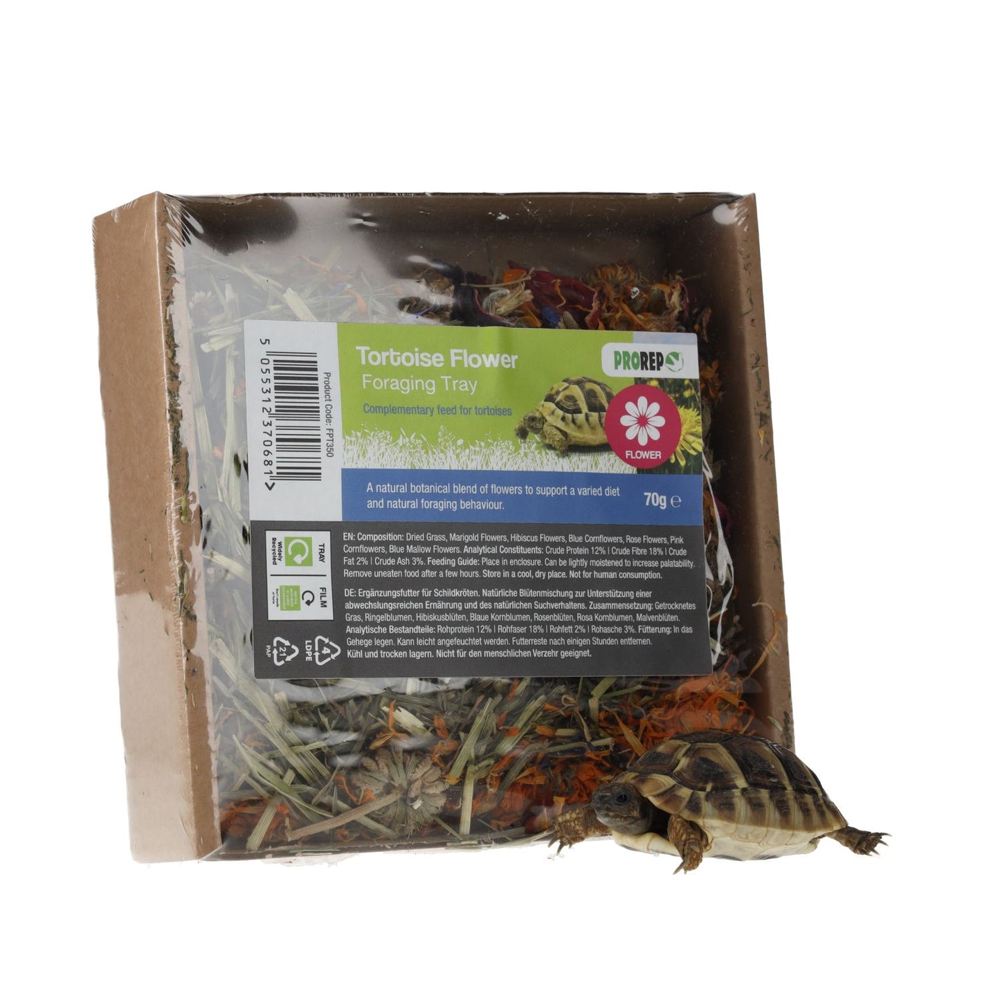 ProRep Tortoise Flower Foraging Tray 70g