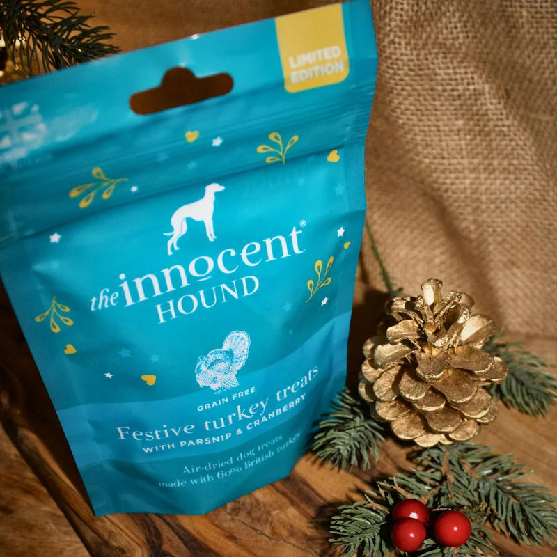 The Innocent Hound Festive Turkey Treats 70g
