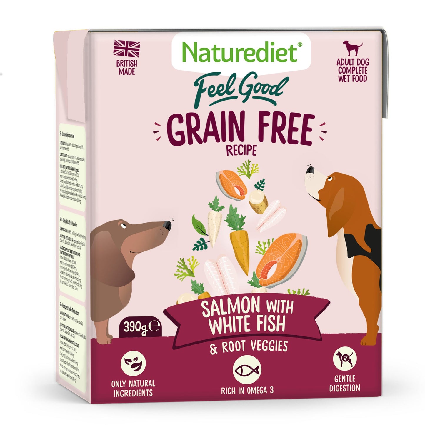 Naturediet Grain Free Salmon & Fish 390g