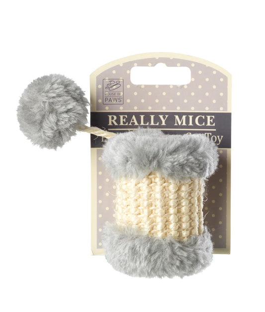 House of Paws Really Mice Pom Pom Drum Cat Toy
