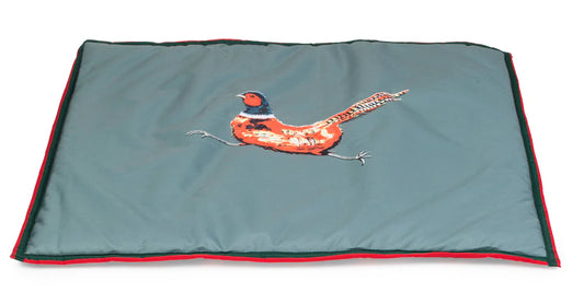 House of Paws Green Pheasant Boot Mat - L/XL