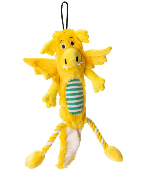 House of Paws Yellow Mythical Dragon Toy