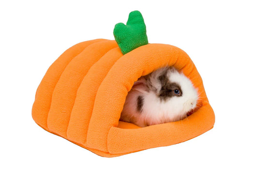 House of Paws Small Animal Carrot Plush Bed Large