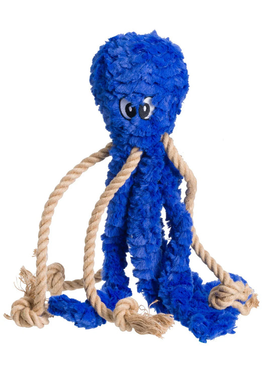 House of Paws Blue Rope Octopus Dog Toy