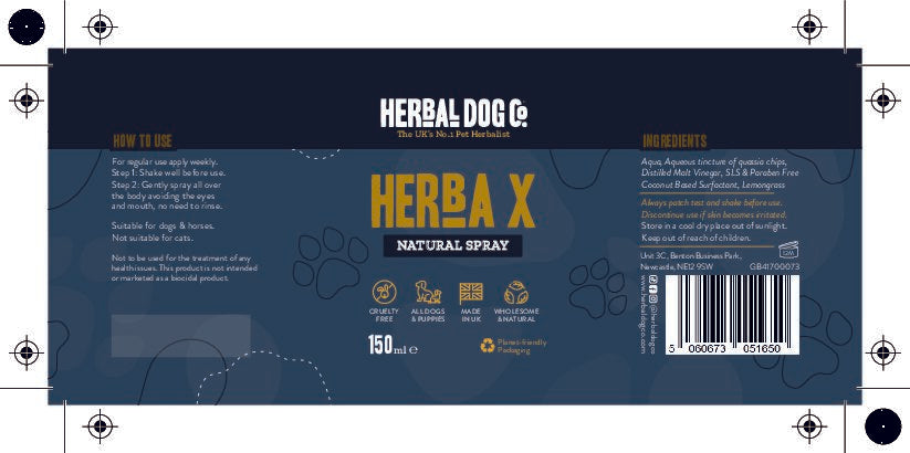 Herbal Dog Co Neem Flea Spray 150ml