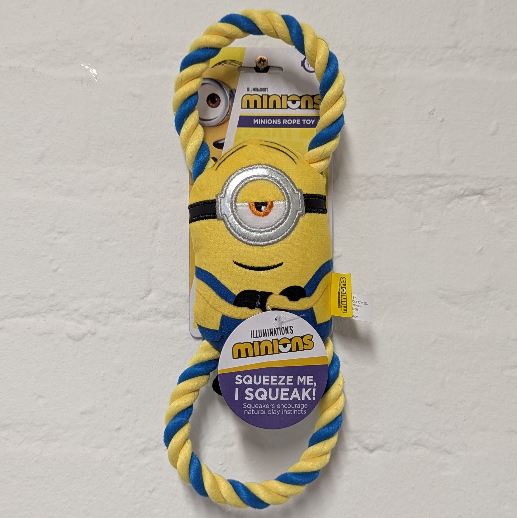 Minions Stuart Double Tug Rope Toy - Large – Wildwood Pets