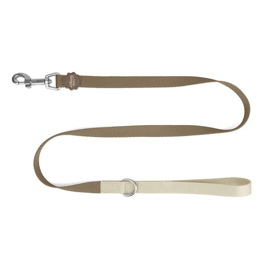 Little Ginger Two-Tone Lead Cafe Latte 120cm