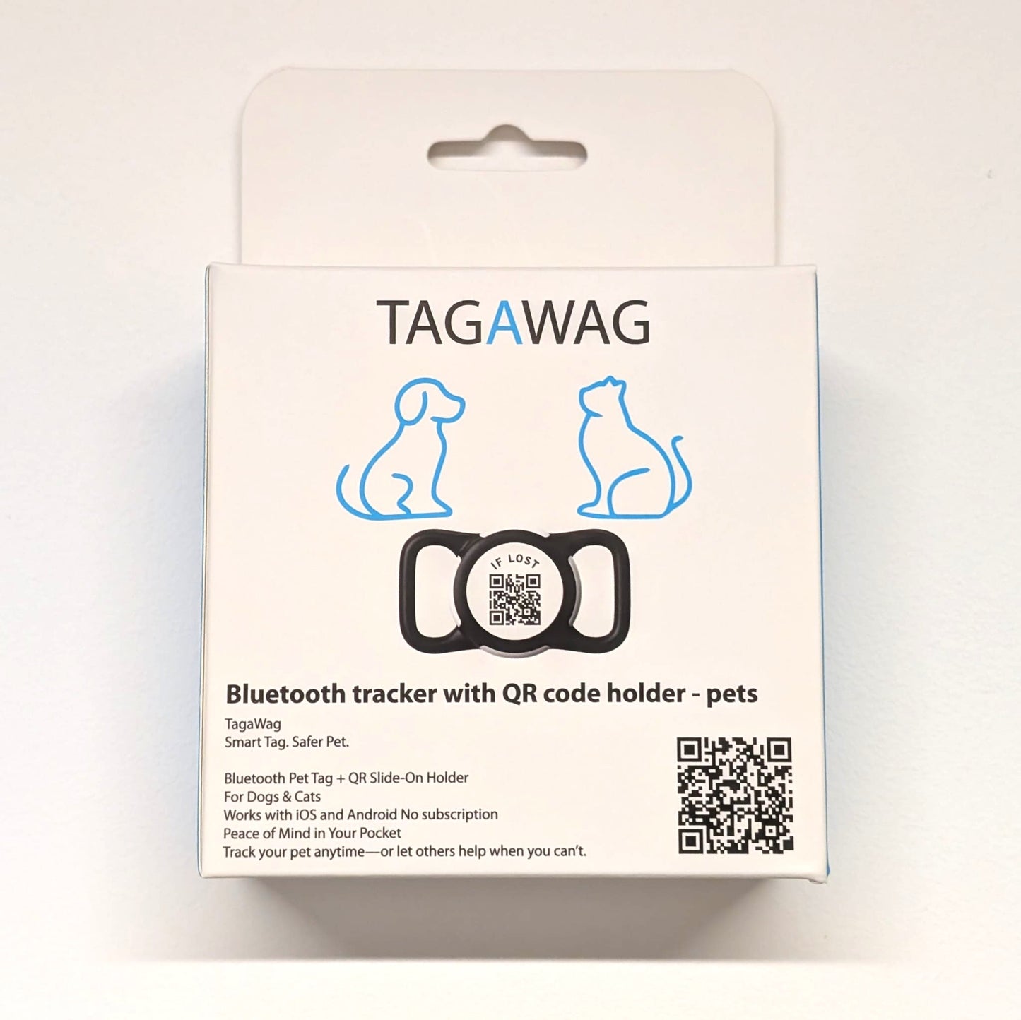 TAGAWAG Pet Tracker & QR Code Tag