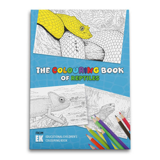 Exotics Keeper Educational Colouring Book - Reptile