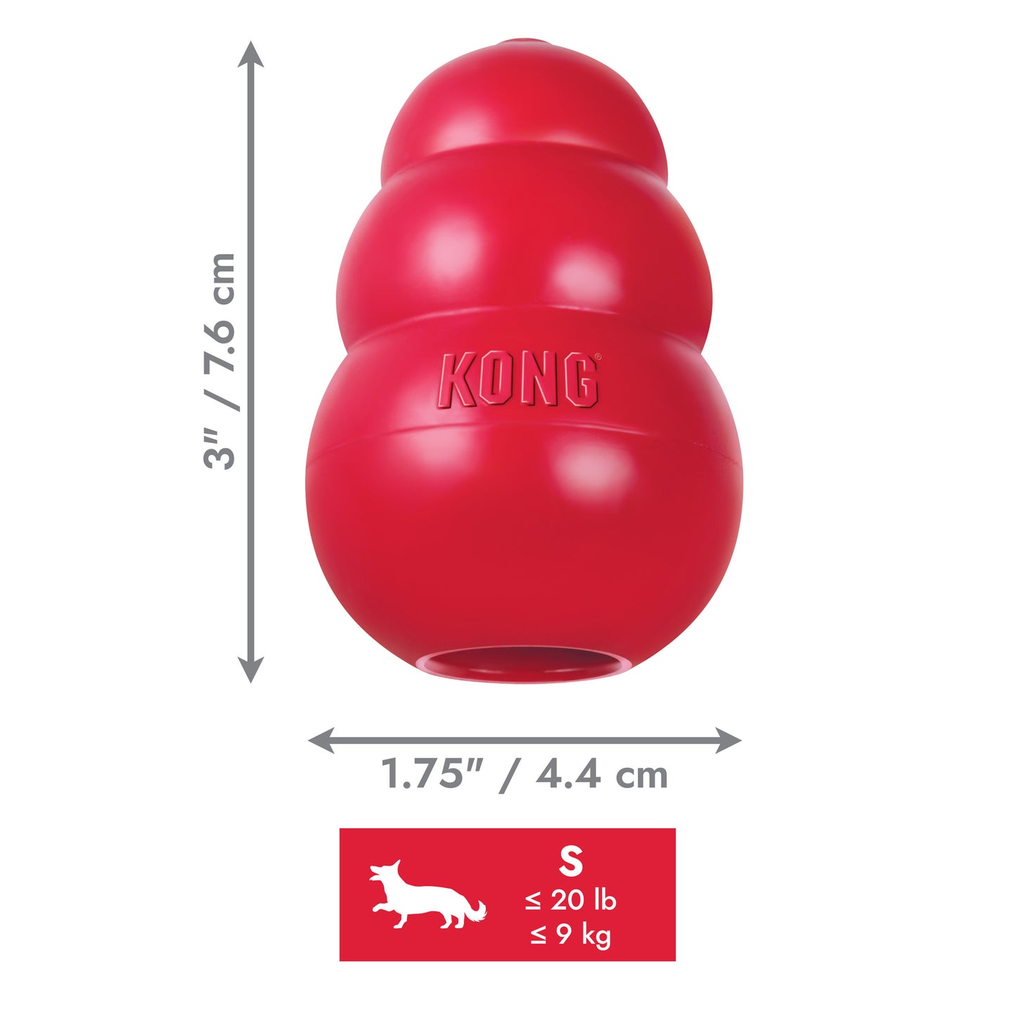 KONG Classic Red