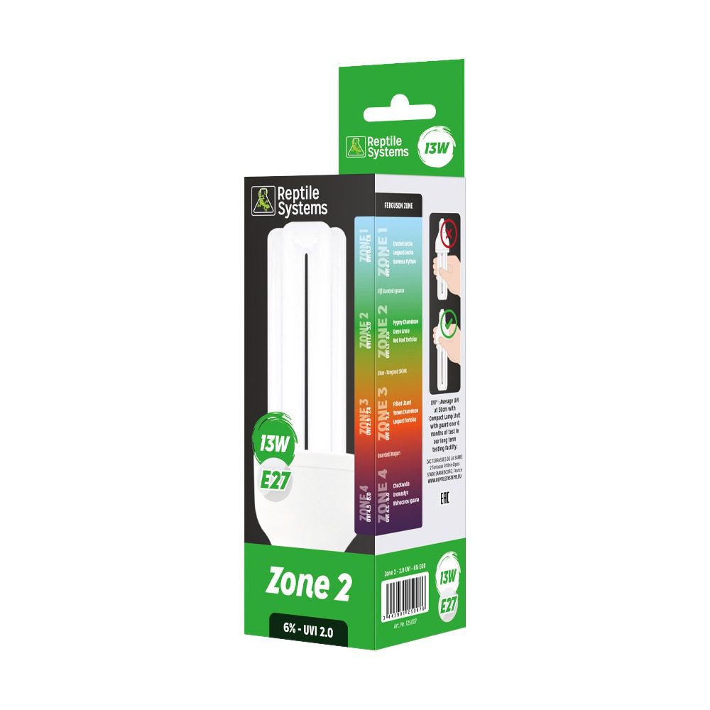 Reptile Systems Compact Lamp 6% Zone 2