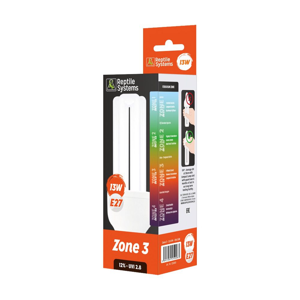 Reptile Systems Compact Lamp 12% Zone 3