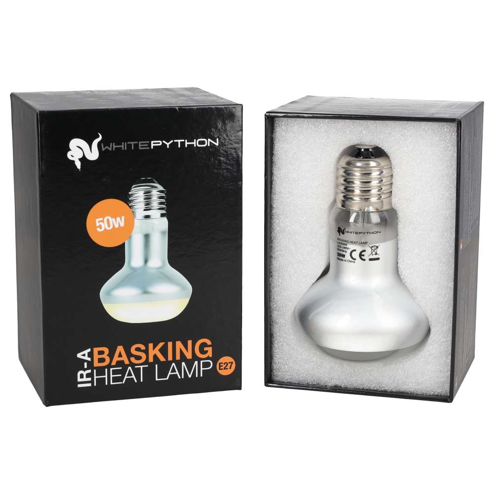 White Python Basking Heat Lamp