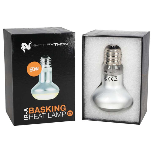 White Python Basking Heat Lamp