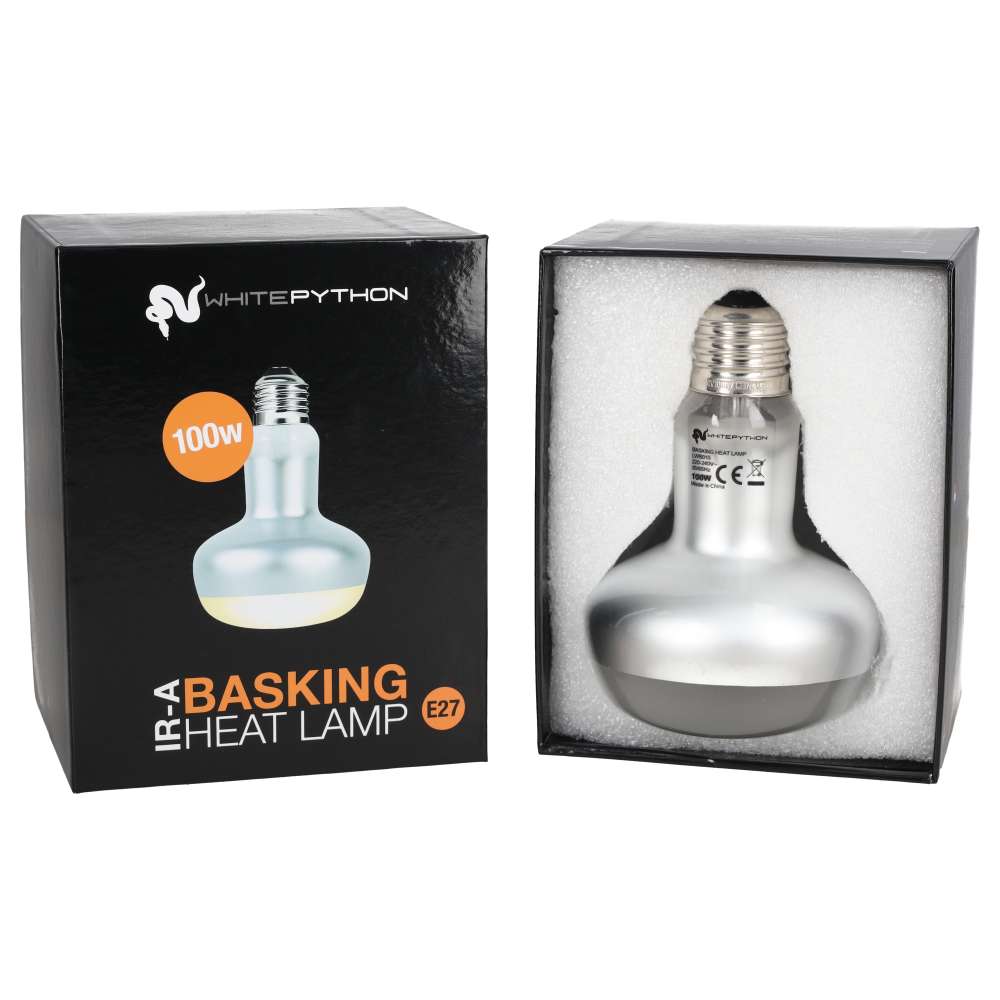 White Python Basking Heat Lamp