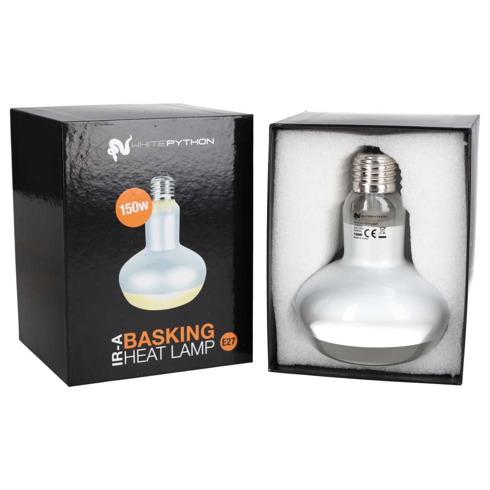 White Python Basking Heat Lamp