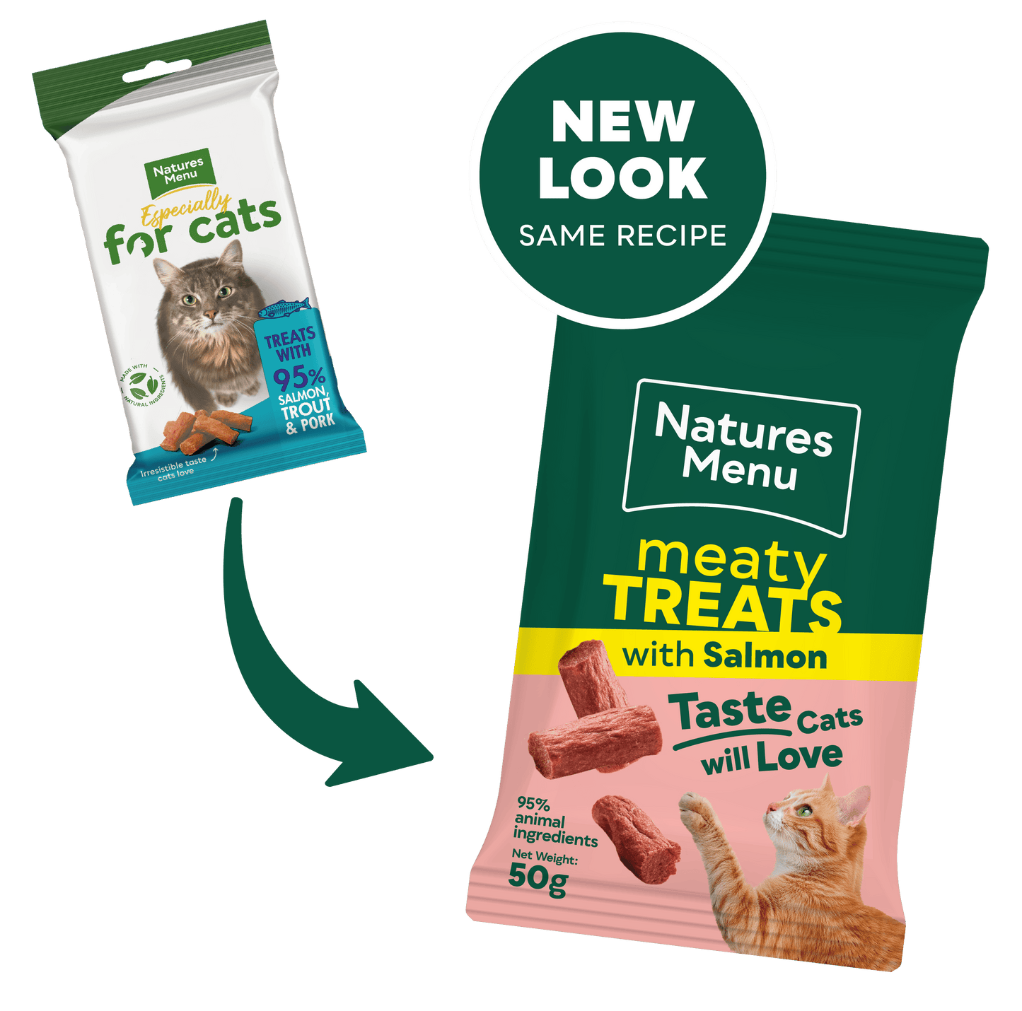 Natures Menu Cat Treats - Salmon 50g