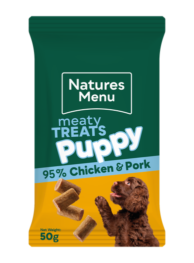 Natures Menu Dog Meaty Treats 50g - Puppy Chicken