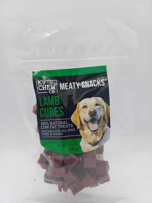 K9 Chew Meaty Snacks - Lamb Cubes 100g