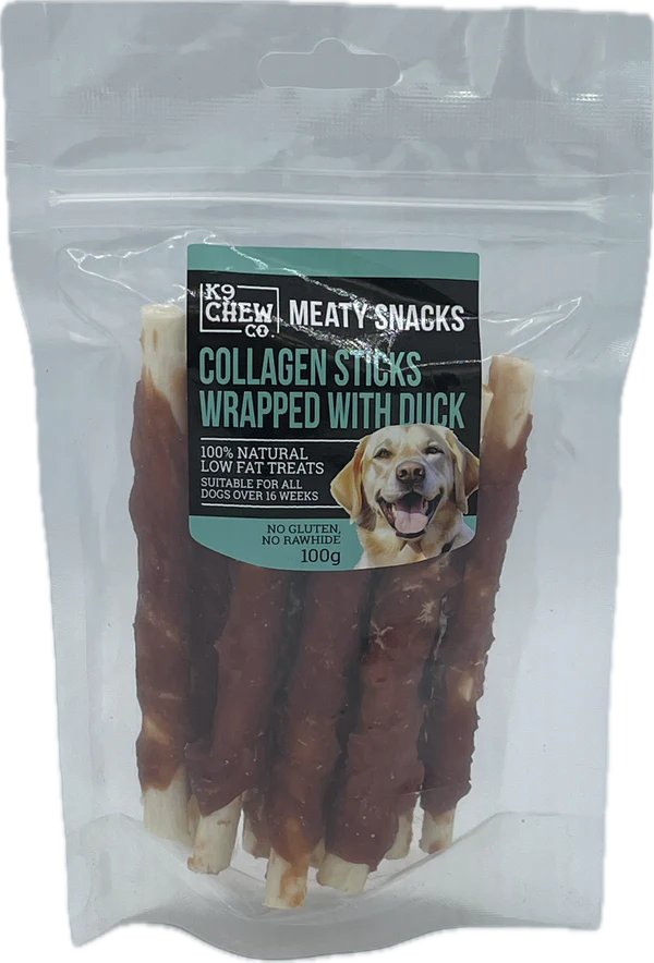 K9 Chew Snacks - Collagen Sticks with Duck 100g