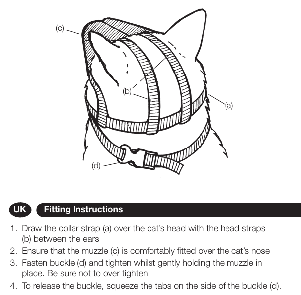 Mikki Calm Cat Muzzle