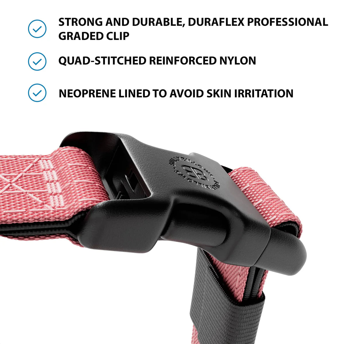 BullyBillows Mini Tri-Harness Pink