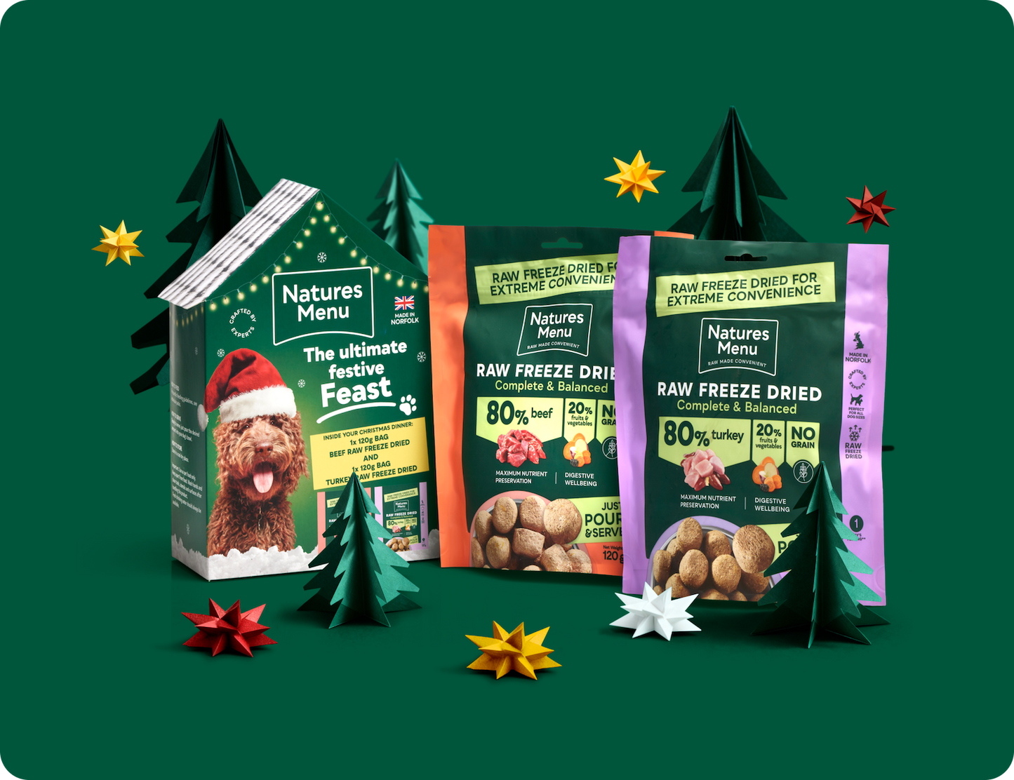 Natures Menu Festive Feast - Christmas Dinner 2x120g