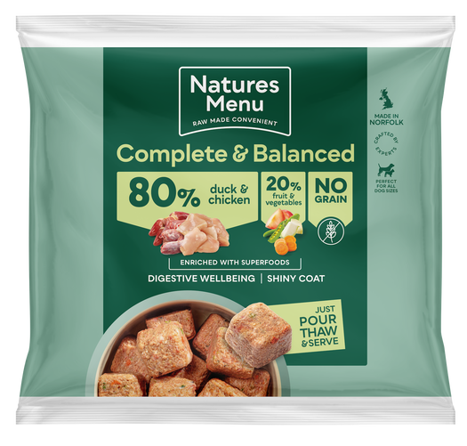 Natures Menu Nuggets 80/20 - Duck & Chicken 1kg