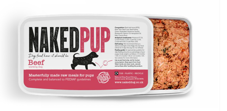 Naked Pup 2x500g Beef