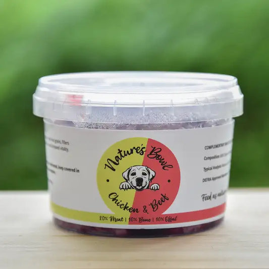 Natures Bowl 80:10:10 Chicken and Beef 500g