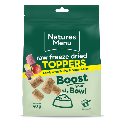 Natures Menu Freeze Dried Toppers 40g Lamb