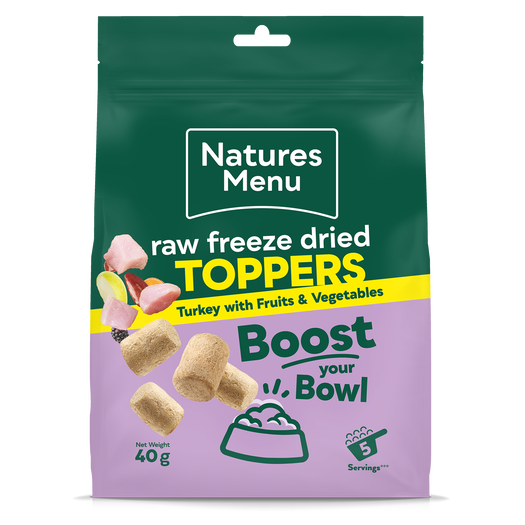 Natures Menu Freeze Dried Toppers 40g Turkey