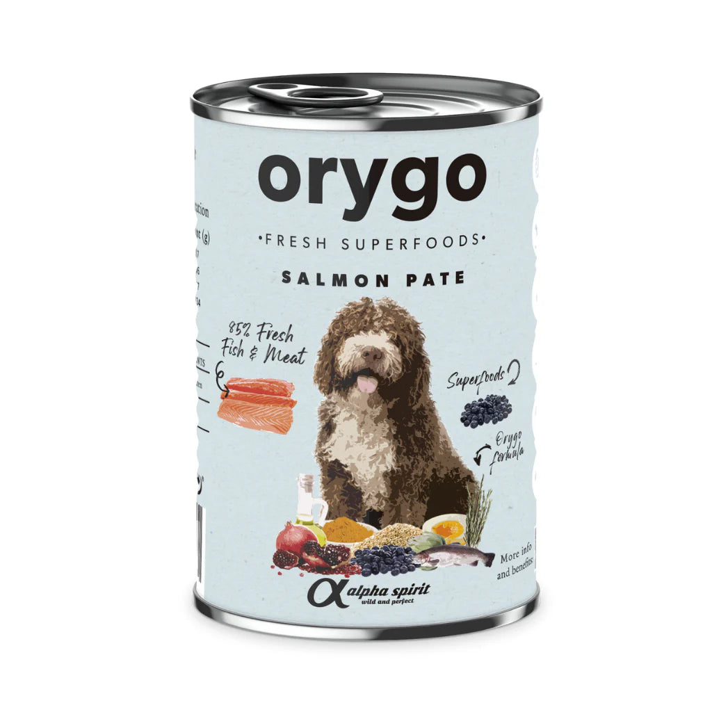 Orygo Salmon with Blueberry Dog Wet 400g