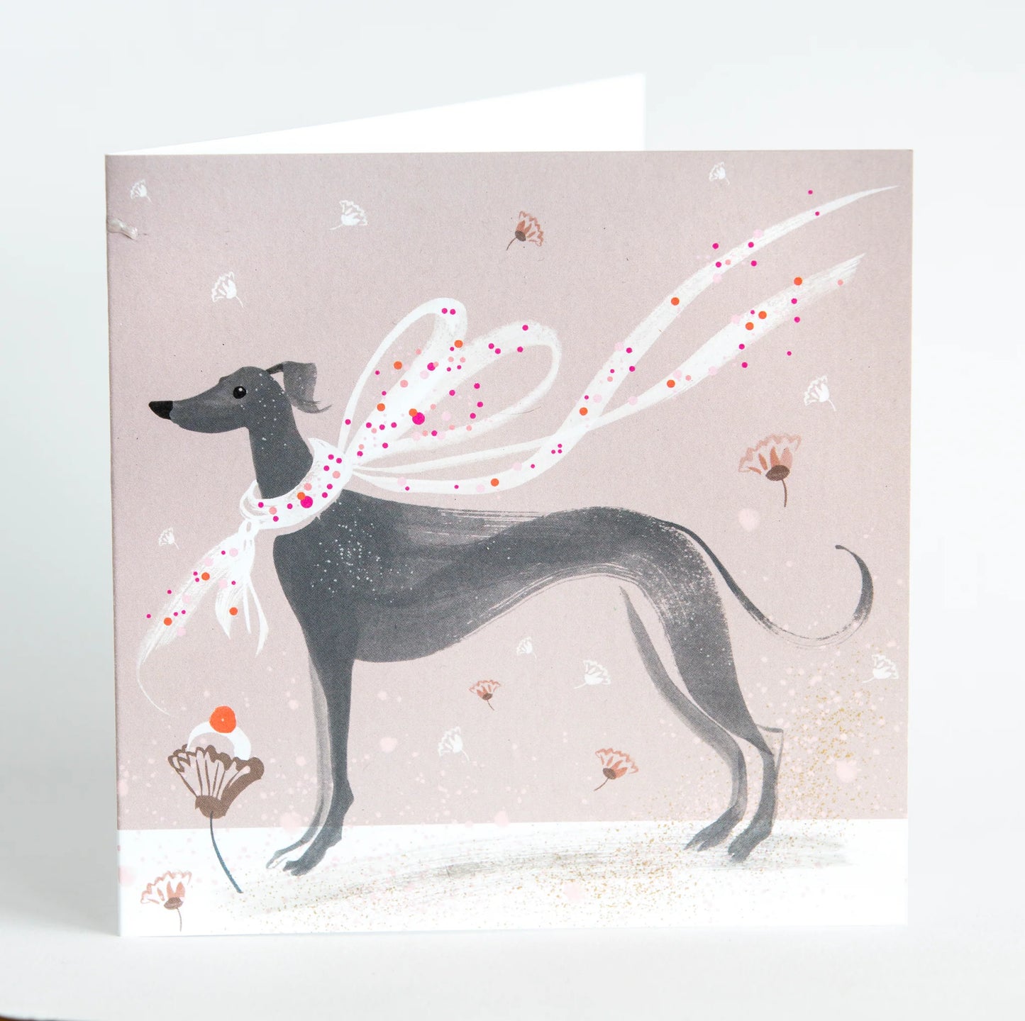 Lydia London - Whippet Dog Card