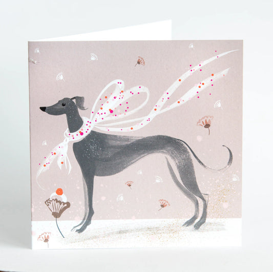 Lydia London - Whippet Dog Card
