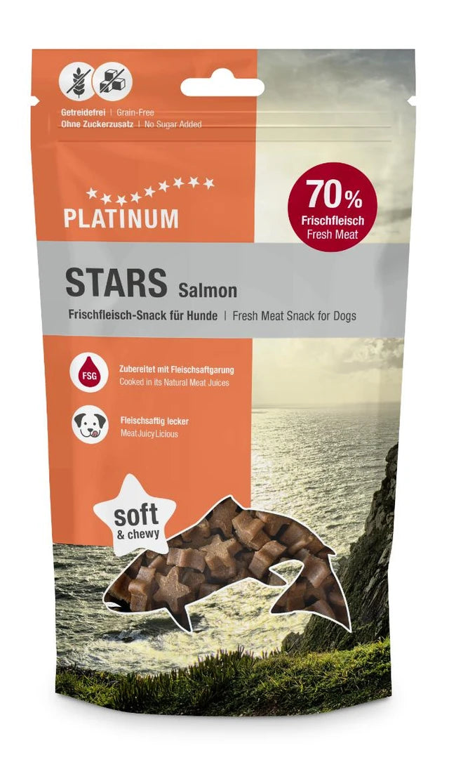 Platinum Soft Stars Salmon 185g