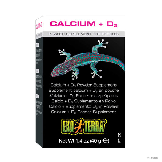 Exo Terra Calcium + D3 Powder Supplement