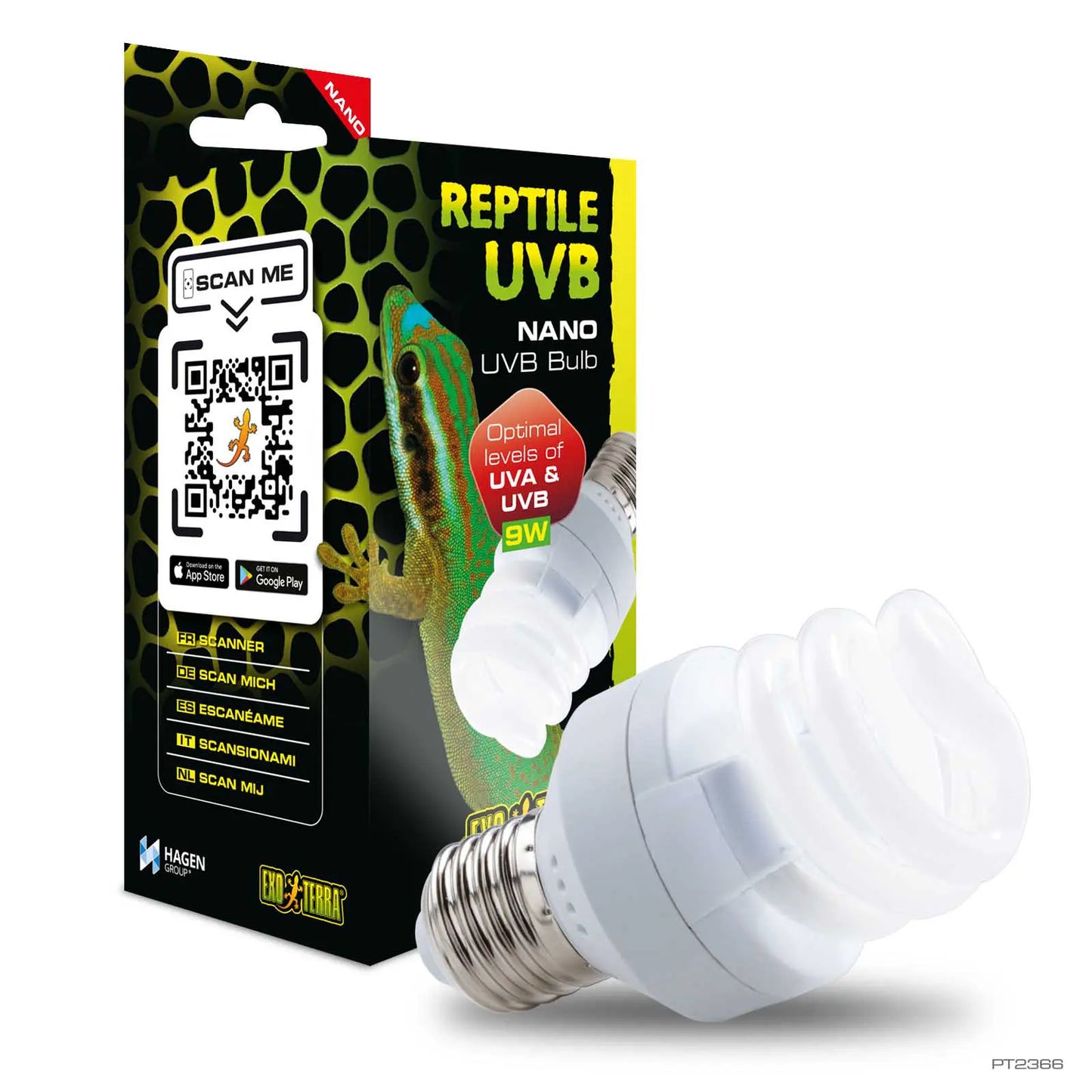 Exo Terra Reptile Nano UVB Bulb - 9w