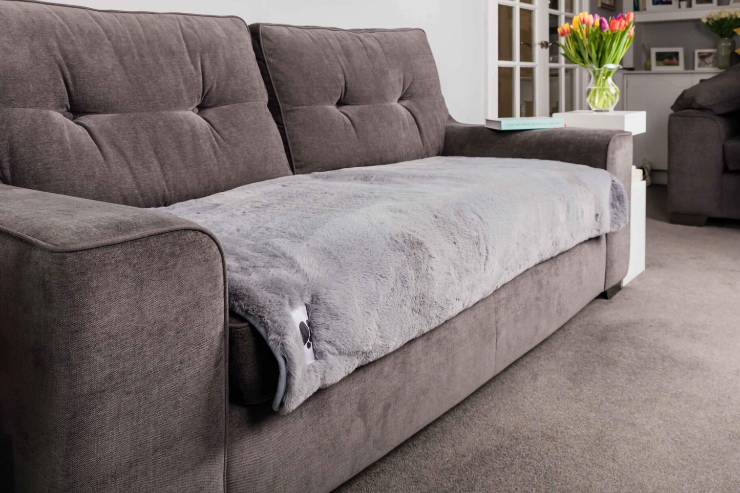 Pet Rebellion Faux Comfy Cover - Grey
