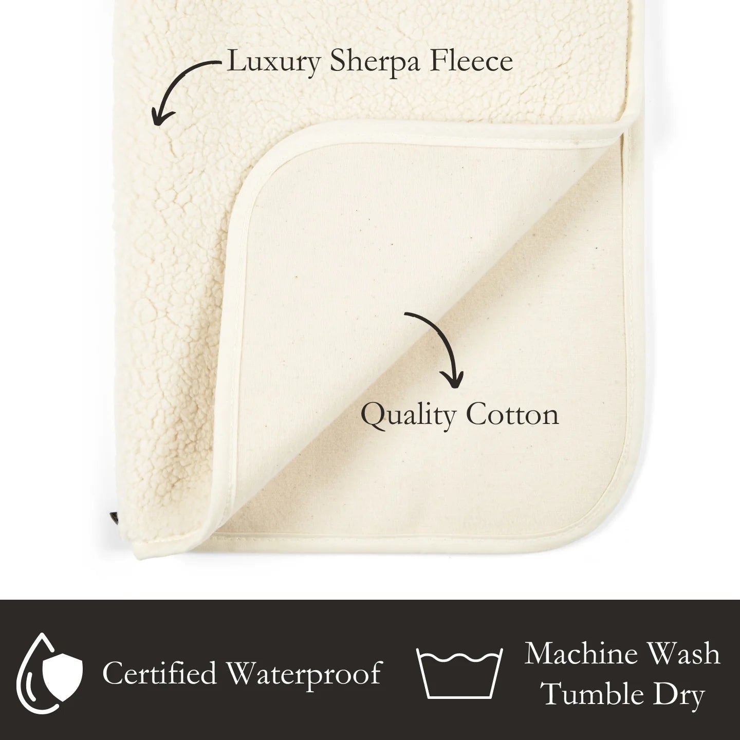 PetProtector Waterproof Blanket Natural