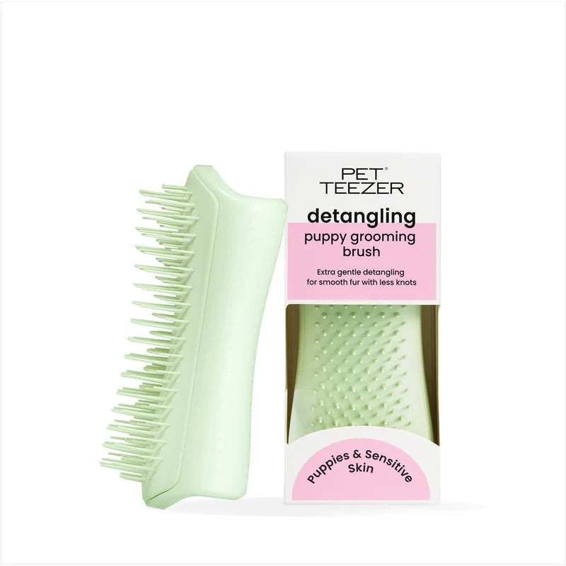 Pet Teezer Puppy Grooming Brush - Mint