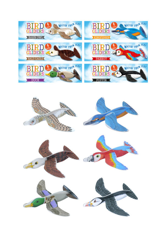 Flying Bird Gliders 16cm - Assorted