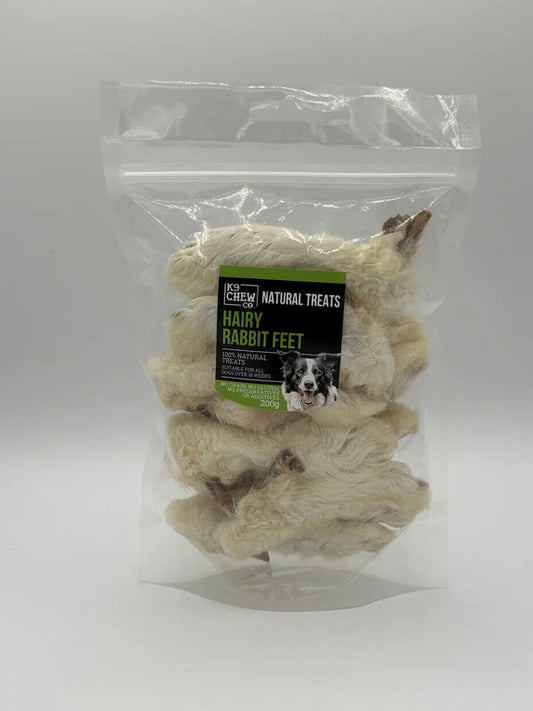 K9 Chew - Rabbit Feet with Hair 200g